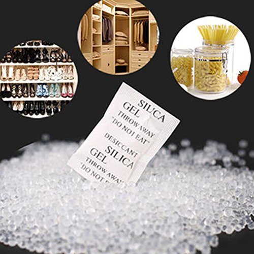 Saycker Food Grade Silica Gel Desiccant Packets - 200 Pcs Moisture Absorber