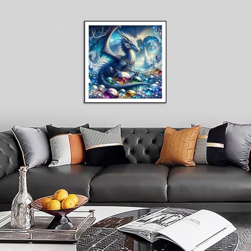 Dragon Diamond Painting Kit for Adults - 5D DIY Home Decor 11.8x11.8"