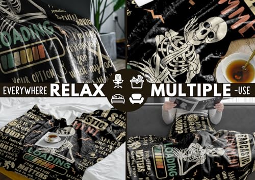 Sarcastic Gift Blanket for Women Men - Flannel Plush Throw 50x65 Loading
