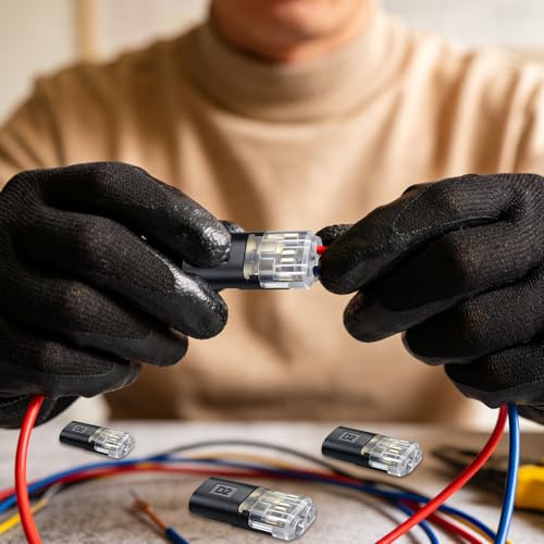 20PCS 2-Pin LED Strip Connectors - Quick Disconnect with Locking Buckle