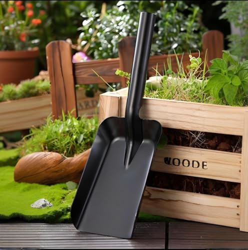 TAISOCA 12-Inch Stainless Steel Ash Shovel for Fireplace and Grill