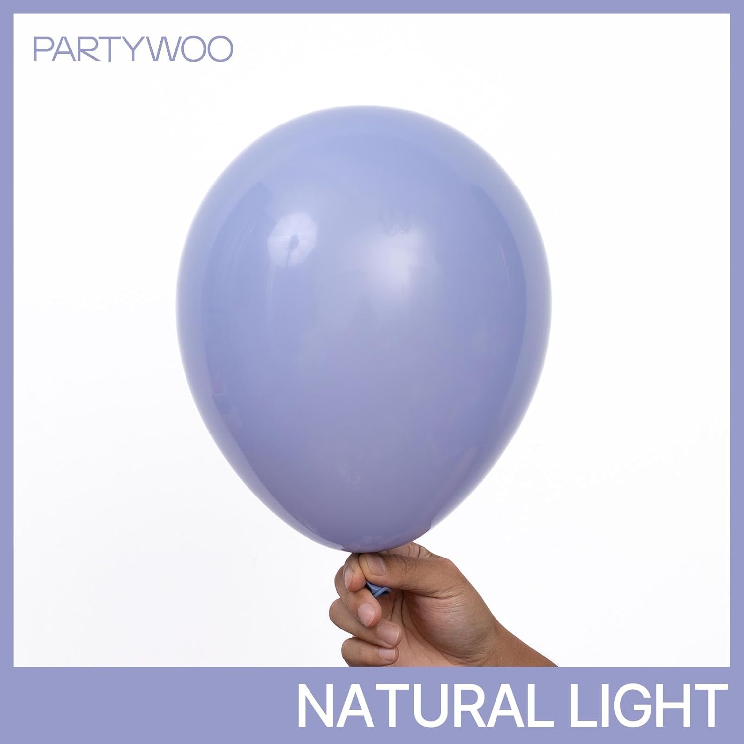 PartyWoo Dusty Purple Balloons - 50pcs 12 Inch Lavender Lilac Boho Decor for Graduation & Weddings
