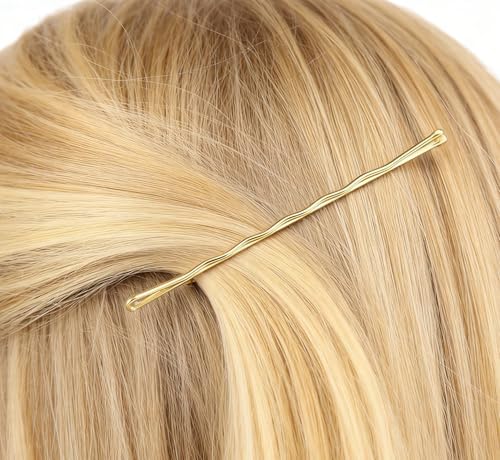 Yansanido Gold U-Shape Hairpin & Rubber Band Set - 300 Pcs