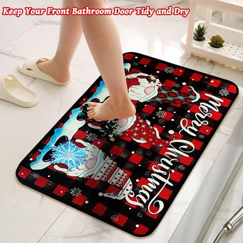 Christmas Kitchen Rugs and Mats Set of 2 - Spirit Variation