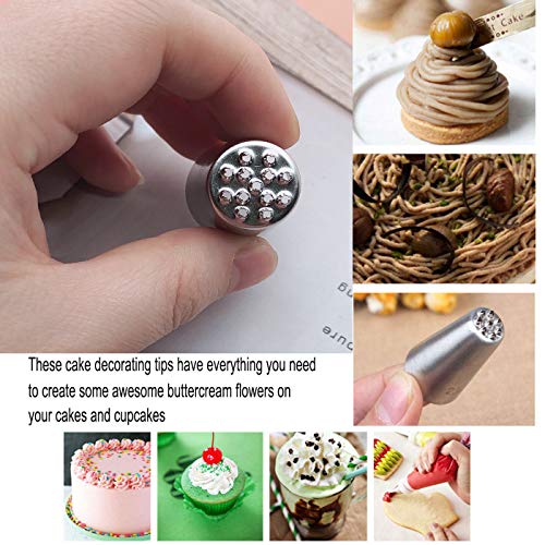 Markeny 13-Piece Piping Tips Set for Cake Decorating