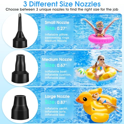 WaveHaven Electric Air Pump for Inflatable Mattress & Pool Toys