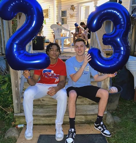 Night Blue 40-Inch Number 6 Balloon - Jumbo Birthday Decoration