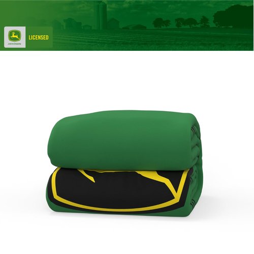 Collectibles John Deere Bedding Super Soft Cozy Plush Throw, 46 in x 60 in, (Officially Licensed Product) by Franco