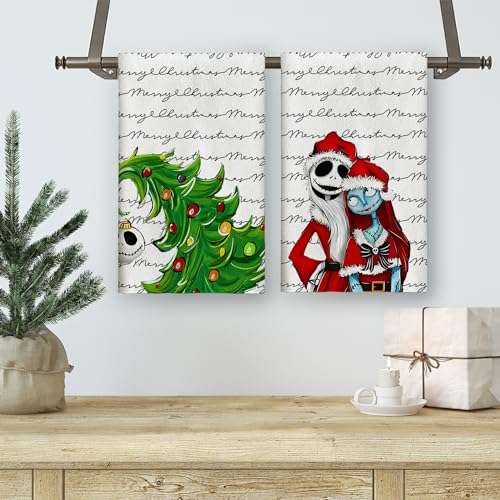 Christmas Kitchen Towels 18x26 Inch Holiday Dish Towels Home Decor Gift Set