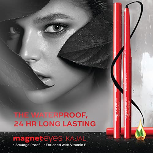 FACESCANADA Magneteyes Black Eye Pencil with Almond Oil & Vitamin E