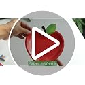 7-Inch Apple Paper Plates - 50PCS Disposable Tableware for Parties