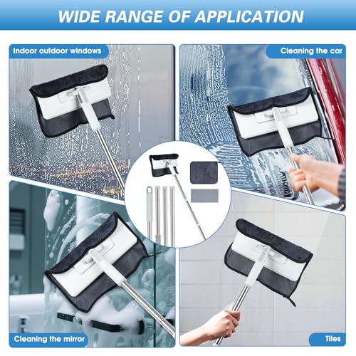 3PCS Microfiber Cleaning Cloths for Snap Grip Mini Mop | Streak-Free