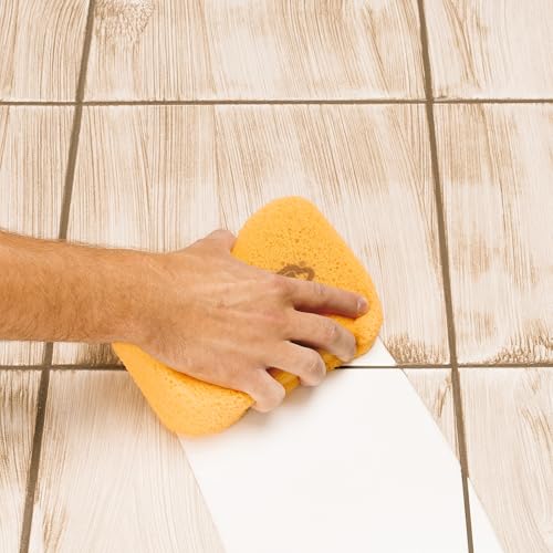 QEP Extra Large Grouting and Cleaning Sponge, 7.5 x 5.5 Inch, 6-Pack