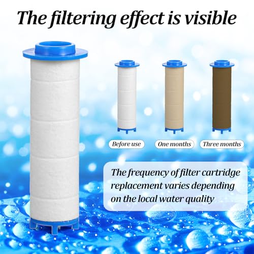 10PCS Universal Shower Head Filter Replacement Cartridges, PP Cotton