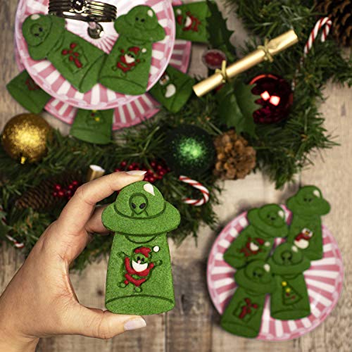 UFO Abducts Santa Claus Cookie Cutter for Baking & Crafting - Bakerlogy