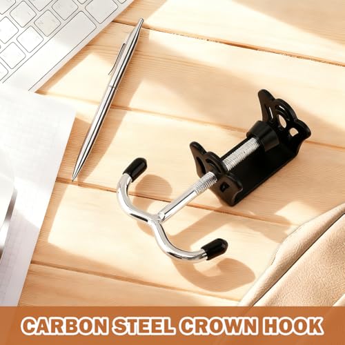 Adjustable Desk Hook Set - 3 Heavy-Duty Handbag Hangers