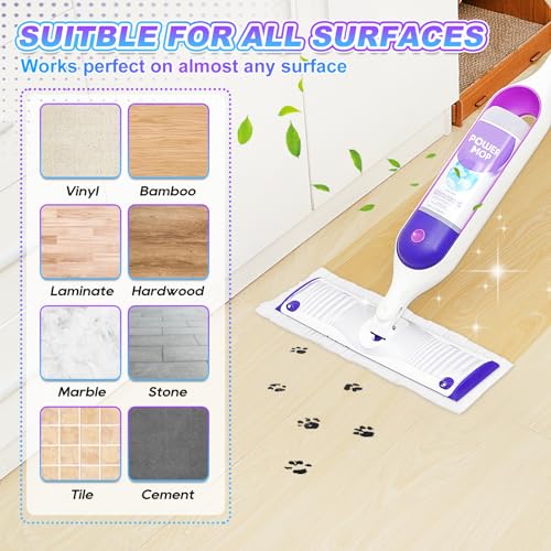 YagoDago Disposable Power Mop Refills for Swiffer - 5x Cleaning Power