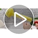 Ferrochef 12'' Garbage Disposal Cleaner Brush - Stiff Bristles for Easy Drain Cleaning
