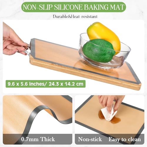 Silicone Toaster Oven Liner Mats for Ninja Foodi ST100/ST101 - 2 Pack