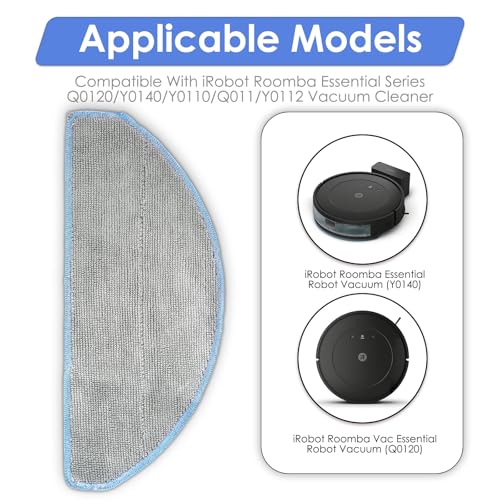 iRobot Mop Pad Replacements (4 Pack) for Roomba 104 & 105