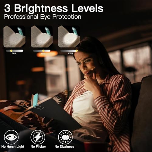 30 Pack USB Rechargeable Book Lights with Clip for Reading at Night - Kids & Adults