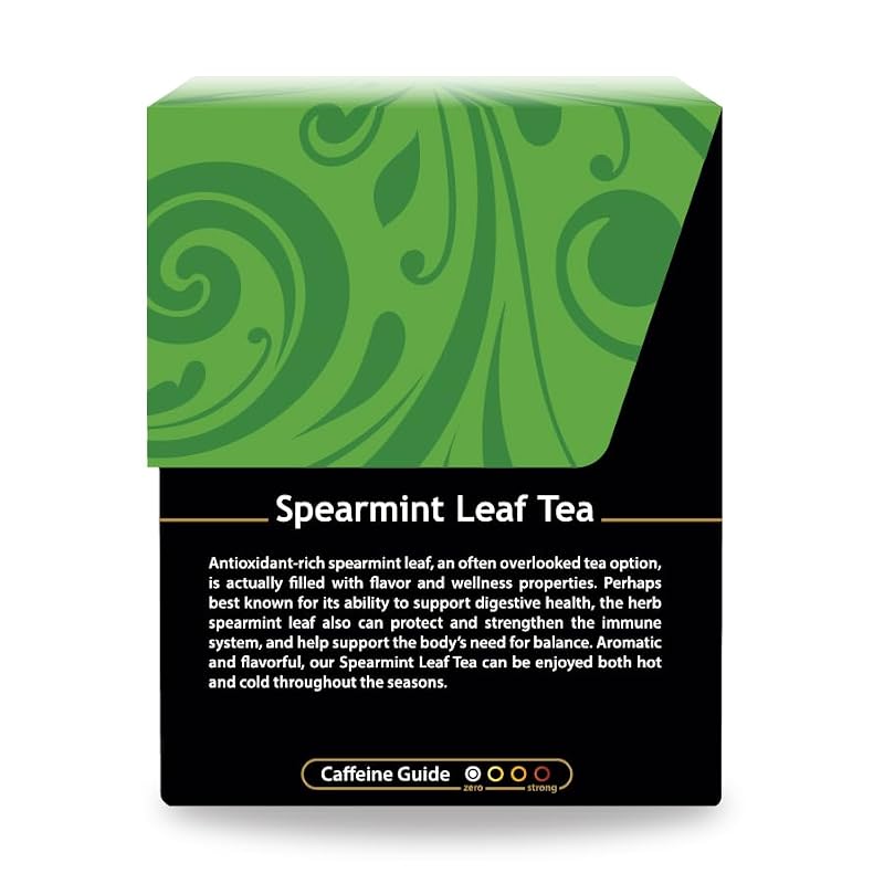Buddha Teas Organic Spearmint Tea, 18 Bleach-Free Tea Bags