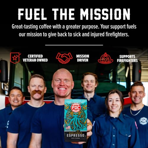 Shellback Espresso Ground Coffee - 12 oz | Fire Department Coffee