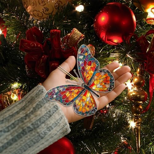Monarch Butterfly Suncatcher Ornament - Meaningful Gift with Story Card