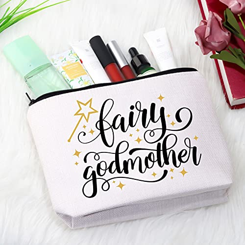 Fairy Godmother Makeup Bag Canvas Cosmetic Pouch Thank You Gift