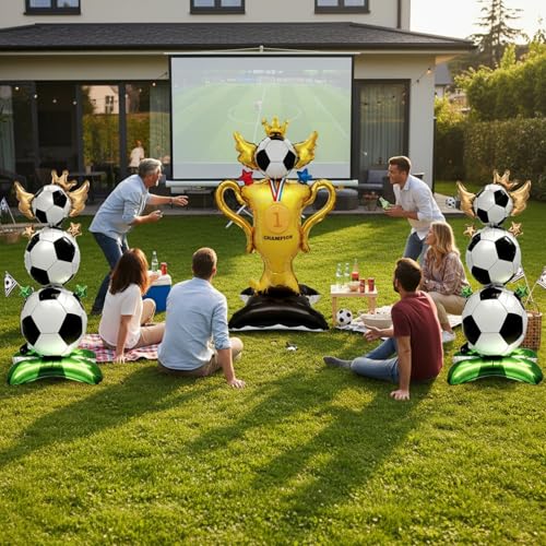 Soccer Balloons Party Decorations Set 3-Piece Football World Cup