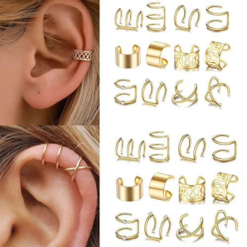 Rhinestone Dreadlock Hair Beads and Braiding Jewelry Clips - 12 Pack