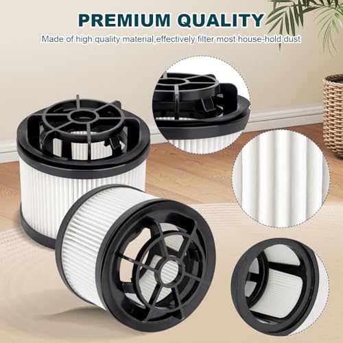 LEVOIT LVAC-200 Replacement Filters - 2 Post-Motor & 2 Pre-Motor Filters