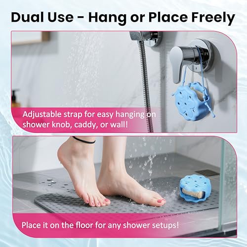 LUVCOSY Silicone Shower Steamer Holder - Durable Aromatherapy Tray