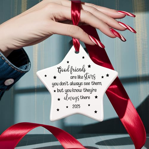 Brevnex Best Friend Ceramic Christmas Ornament Keepsake Gift