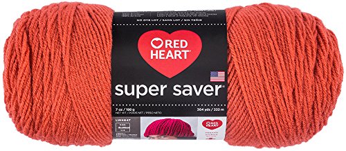 Red Heart Super Saver Acrylic Yarn - Coral