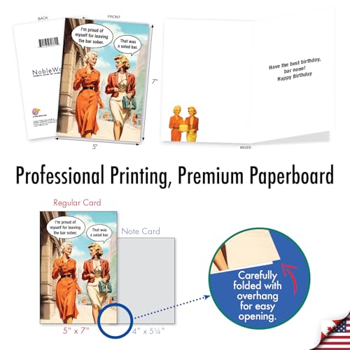 Funny Birthday Card - Salad Bar Design with Envelope - NobleWorks