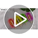 WMKGG Stackable Silicone Popsicle Molds with Lids, 4-Cavity Ice Pop Maker