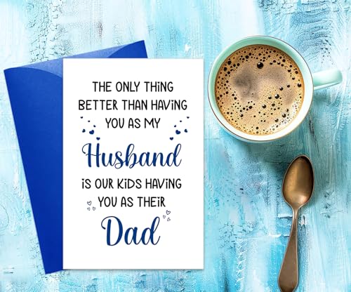Funny Father's Day Card for Husband - Heartfelt Gift from Wife