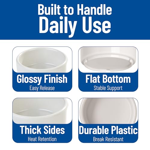 Carlisle 4 oz Melamine Ramekins - Heat-Tolerant Condiment Cups