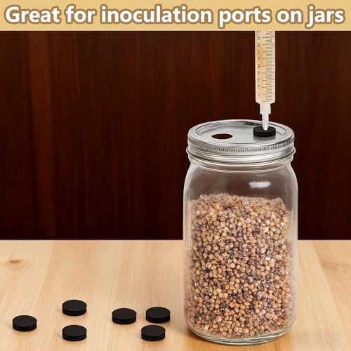 60Pcs Self-Sealing Mushroom Injection Ports for Cultivation