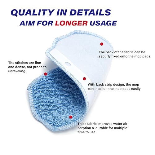 2PC Mop Replacement Parts for MAMNV BR150/BR151 & More