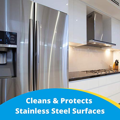 Carbona Stainless Steel Cleaner - 16.8 Fl Oz Streak-Free Home Appliance Cleaning