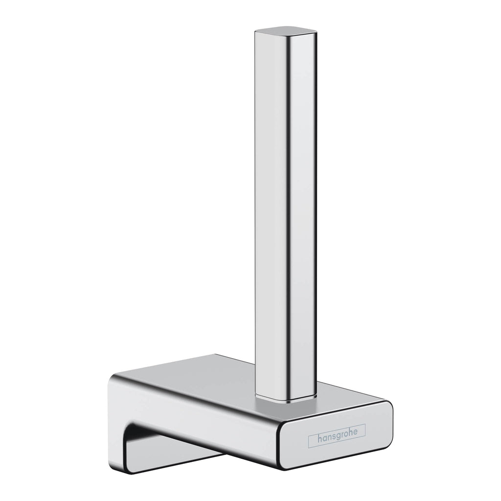 hansgrohe AddStoris Spare Roll Holder in Chrome 6-inch Accessories in Chrome, 41756000