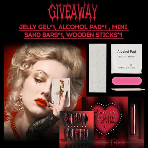 Halloween Vampire Makeup Kit with Matte Lip Powder and Fake Blood - Set C