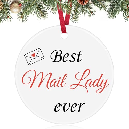 Ceramic Ornament for Mail Carrier - Perfect Postal Worker Gift