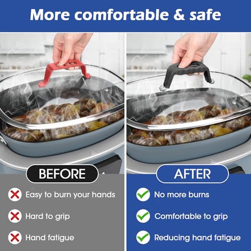 Silicone Lid Handle Cover for Ninja Foodi Slow Cookers - Heat Resistant