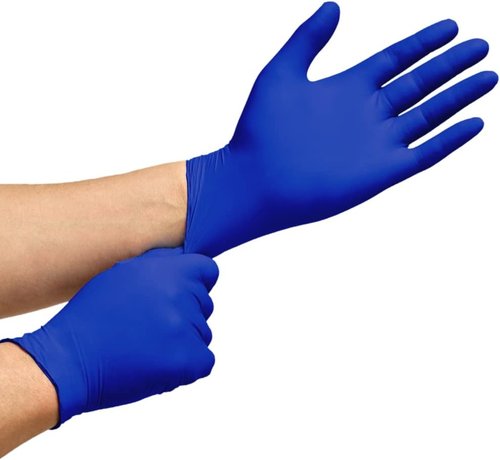 Inspire Nitrile Exam Gloves - Original Quality Stretch Cobalt Blue | Latex-Free Disposable 4.5" Size
