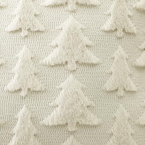 OTOSTAR 20x20 Inch Christmas Throw Pillow Cover - Soft Plush Faux Fur