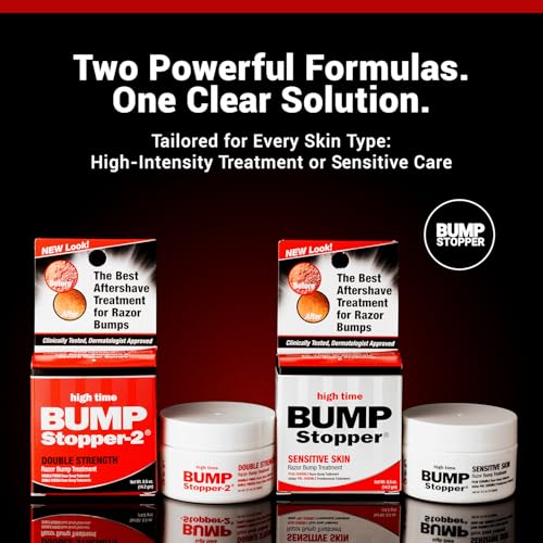 Bump Stopper 2 Double Strength Ingrown Hair & Razor Bump Treatment Cream 0.5 oz