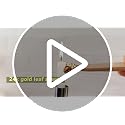 KZZDNN 12 Pcs 3D Gold Butterfly Wall Stickers and Cake Decor